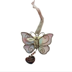 Butterfly Sister Ornament Charm My Sister My Friend
